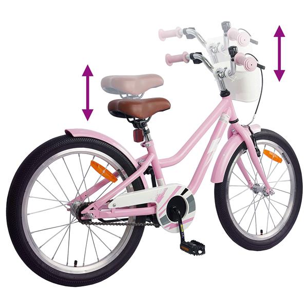 Grote foto vidaxl kinderfiets 20 inch voor 6 11 jaar oud lichtroze fietsen en brommers herenfietsen