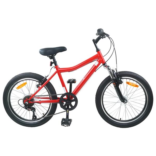 Grote foto vidaxl kinderfiets 20 inch 6 speed voor 6 11 jaar oud rood fietsen en brommers herenfietsen