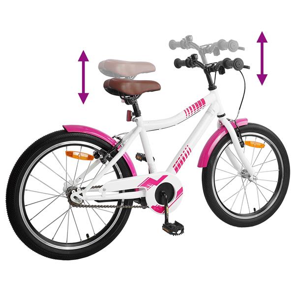 Grote foto vidaxl kinderfiets 24 inch voor 8 12 jaar oud roze fietsen en brommers herenfietsen