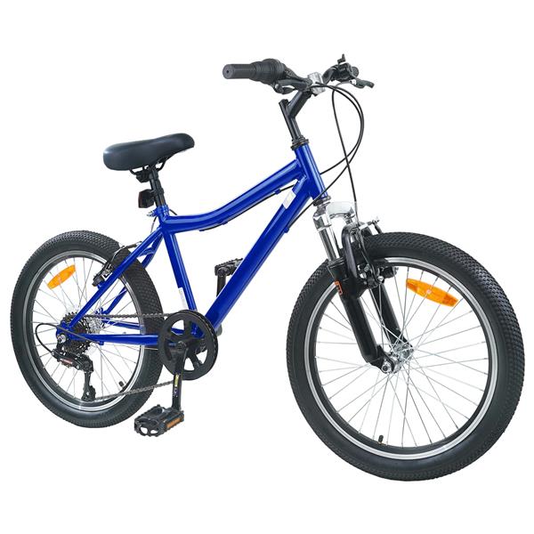 Grote foto vidaxl kinderfiets 20 inch 6 speed voor 6 11 jaar oud donkerblauw fietsen en brommers herenfietsen