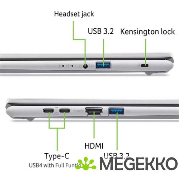 Grote foto acer aspire go 15 ag15 72p 50qn 15.6 intel core 5 120u laptop computers en software overige computers en software