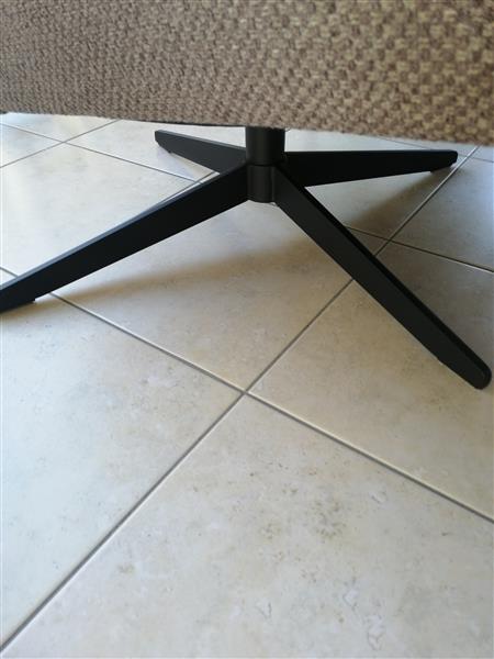 Grote foto grijze stoffen fauteuil. huis en inrichting fauteuils