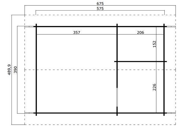 Grote foto blokhut 40mm chalet caroline 2.3 40mm tuin en terras tuinhuisjes en blokhutten
