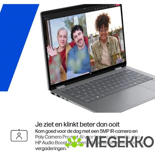 Grote foto hp omnibook x flipngai 14 fk0050nd copilot 14 amd ryzen ai 5 computers en software overige computers en software