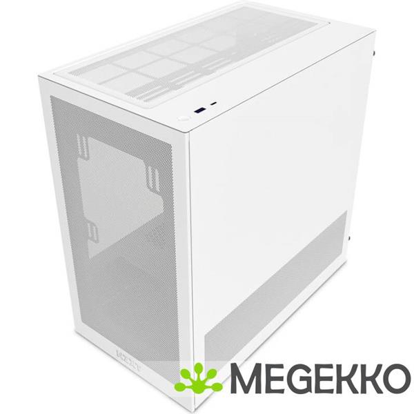 Grote foto nzxt h3 flow white computers en software behuizingen en kasten