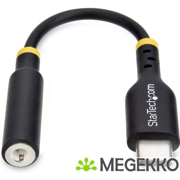 Grote foto startech.com usb c naar 3.5mm trrs headphone headset adapter aux audio adapter 3.5mm jack usb typ computers en software overige computers en software