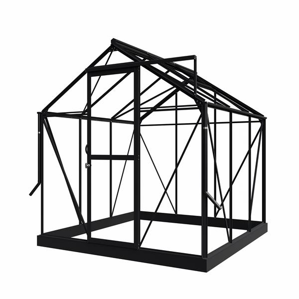 Grote foto nieuw tuinkas mary i zwart vg 3mm tuin en terras tuinhuisjes en blokhutten