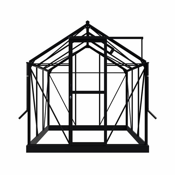 Grote foto nieuw tuinkas mary i zwart vg 3mm tuin en terras tuinhuisjes en blokhutten