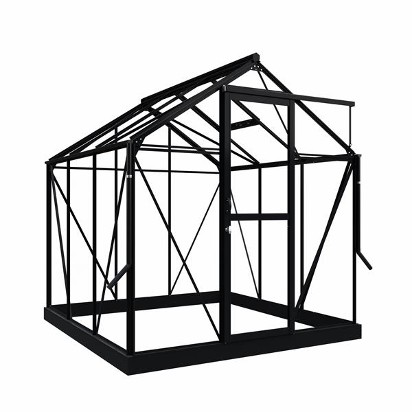 Grote foto nieuw tuinkas mary i zwart vg 3mm tuin en terras tuinhuisjes en blokhutten