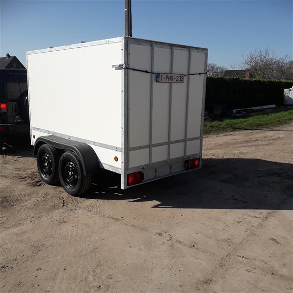 Grote foto remork met valdeur auto diversen aanhangers