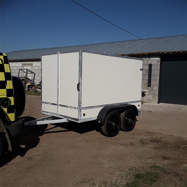 Grote foto remork met valdeur auto diversen aanhangers