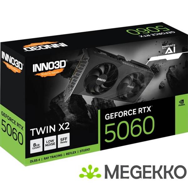 Grote foto inno3d geforce rtx 5060 twin x2 8gb computers en software videokaarten