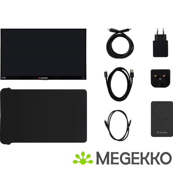 Grote foto verbatim 32088 14 full hd draagbare touch monitor computers en software overige computers en software