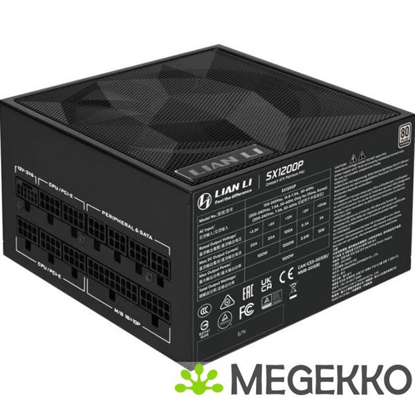 Grote foto lian li sx platinum 1200w black computers en software overige