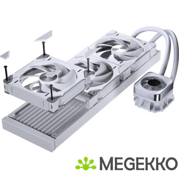 Grote foto phanteks glacier one 420d30 x3 drgb white computers en software overige computers en software