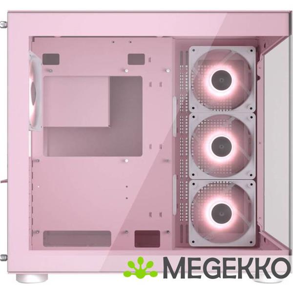 Grote foto cougar gaming fv150 rgb midi tower roze computers en software behuizingen en kasten