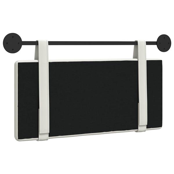 Grote foto vidaxl hangend hoofdeinde wandgemonteerd wit 90 cm nep leer antiek en kunst stoelen en banken