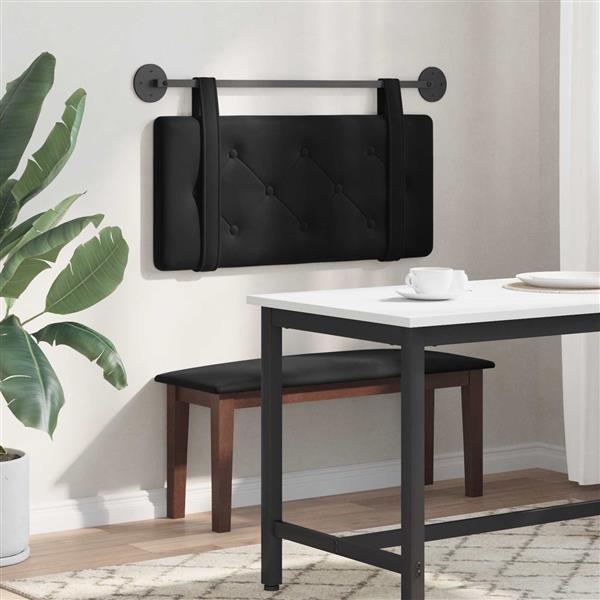 Grote foto vidaxl hangend hoofdeinde zwart fluweel antiek en kunst stoelen en banken