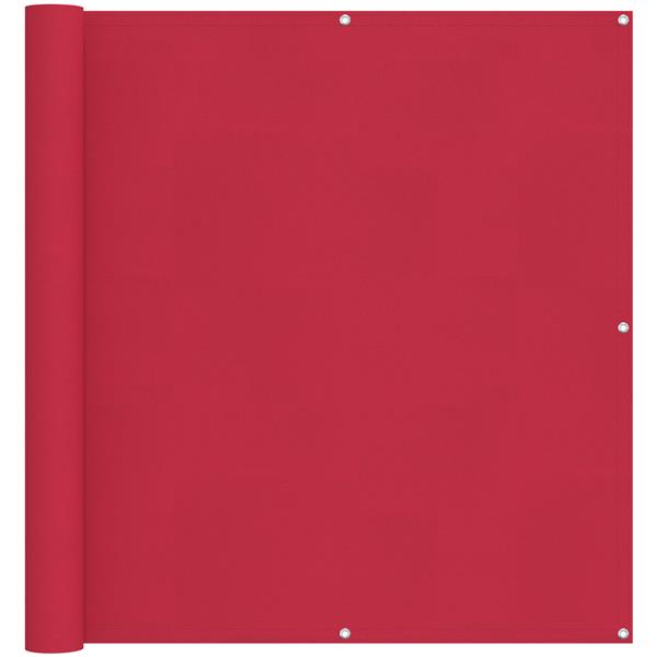 Grote foto vidaxl balkon scherm bordeauxrood 110 x 700 cm oxford stof tuin en terras overige tuin en terras