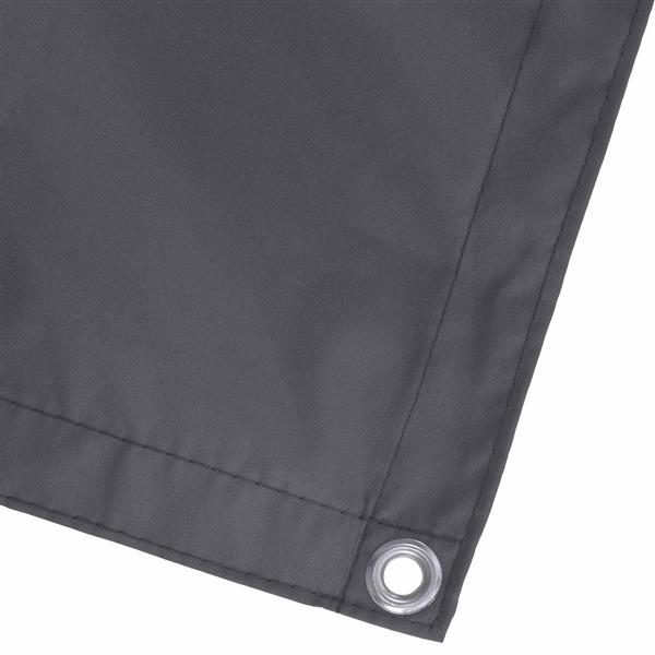 Grote foto vidaxl balkon scherm antraciet 120 x 200 cm pu gecoat oxford alu tuin en terras overige tuin en terras