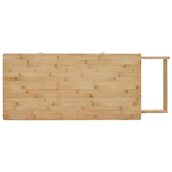 Grote foto vidaxl keukentrolley met wielen naturel 90 5 x 36 x 86 5 cm bamboe huis en inrichting keukenbenodigdheden