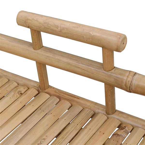 Grote foto vidaxl wijn trolley met wielen naturel 85 x 50 x 93 cm bamboe huis en inrichting keukenbenodigdheden