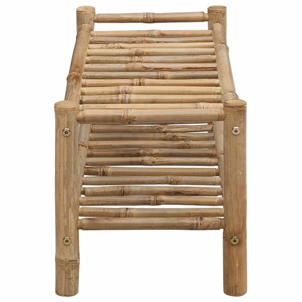 Grote foto vidaxl schoenenrek met plank met opslag naturel 68 x 28 x 30 cm bamboe huis en inrichting overige