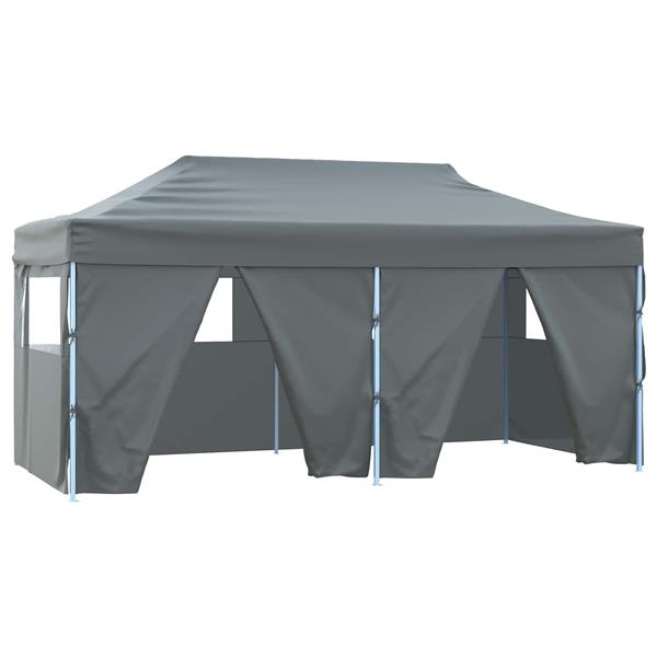 Grote foto vidaxl partytent antraciet 291 x 580 x 315 cm oxford stof tuin en terras overige tuin en terras