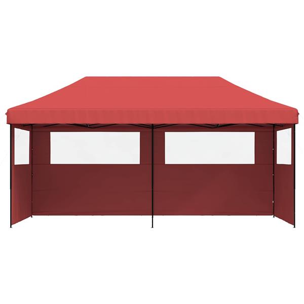 Grote foto vidaxl partytent bordeauxrood 292 x 580 x 315 cm oxford stof tuin en terras overige tuin en terras