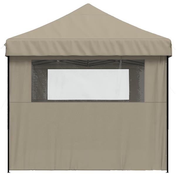 Grote foto vidaxl partytent taupe 292 x 580 x 315 cm oxford stof tuin en terras overige tuin en terras