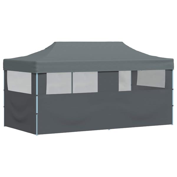 Grote foto vidaxl partytent antraciet 291 x 580 x 315 cm oxford stof tuin en terras overige tuin en terras