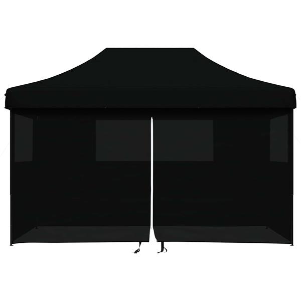 Grote foto vidaxl partytent zwart 292 x 440 x 315 cm oxford stof tuin en terras overige tuin en terras
