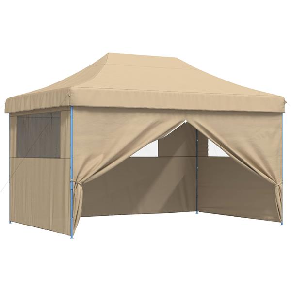 Grote foto vidaxl partytent beige 292 x 440 x 315 cm oxford stof tuin en terras overige tuin en terras
