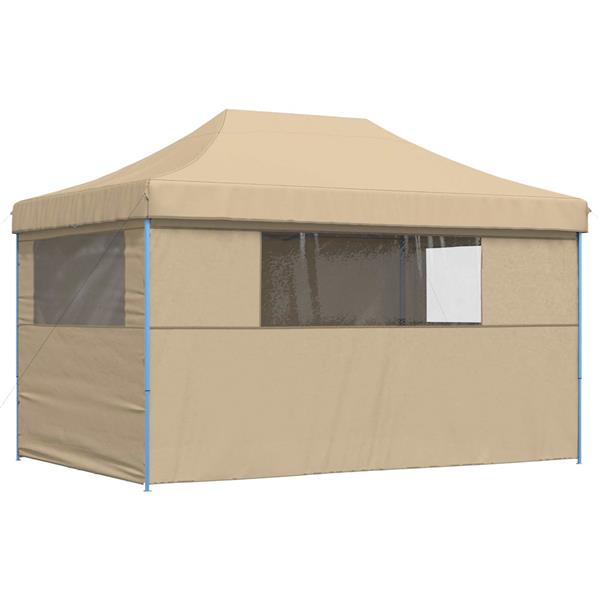 Grote foto vidaxl partytent beige 292 x 440 x 315 cm oxford stof tuin en terras overige tuin en terras