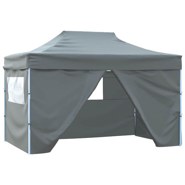 Grote foto vidaxl partytent antraciet 291 x 431 x 315 cm oxford stof tuin en terras overige tuin en terras