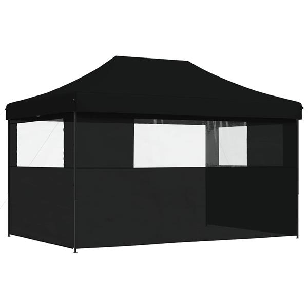 Grote foto vidaxl partytent zwart 292 x 440 x 315 cm oxford stof tuin en terras overige tuin en terras