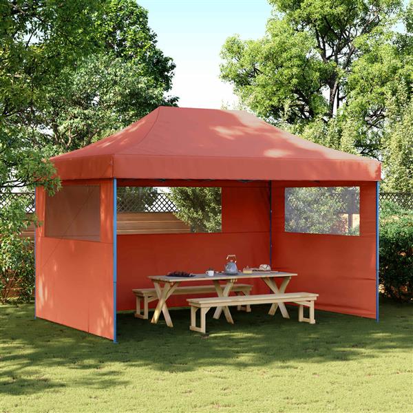 Grote foto vidaxl partytent terracotta 292 x 440 x 315 cm oxford stof tuin en terras overige tuin en terras