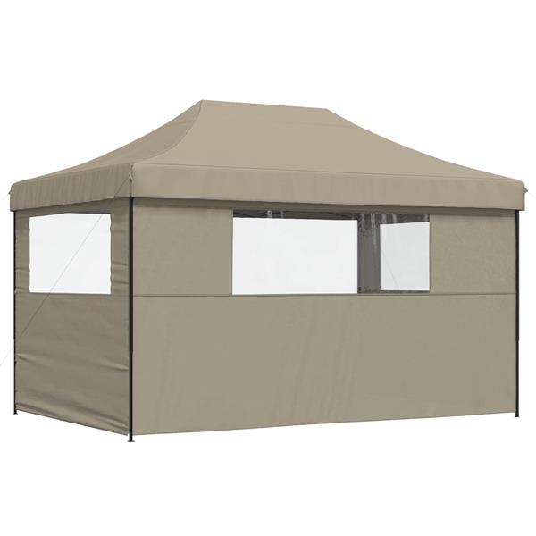 Grote foto vidaxl partytent taupe 292 x 440 x 315 cm oxford stof tuin en terras overige tuin en terras