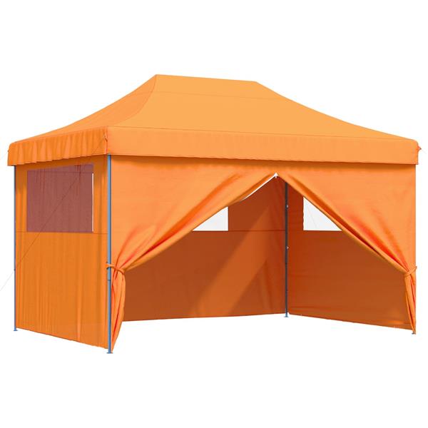 Grote foto vidaxl partytent oranje 279 x 410 x 315 cm oxford stof tuin en terras overige tuin en terras