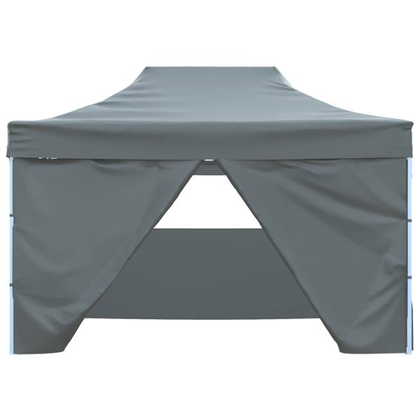 Grote foto vidaxl partytent antraciet 280 x 410 x 315 cm oxford stof tuin en terras overige tuin en terras
