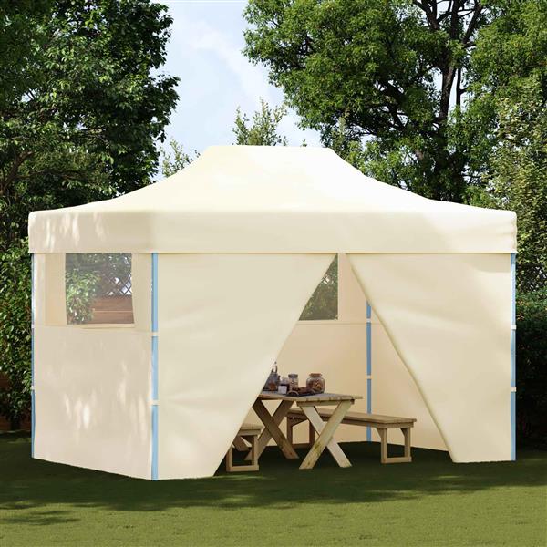 Grote foto vidaxl partytent cr me 280 x 410 x 315 cm oxford stof tuin en terras overige tuin en terras
