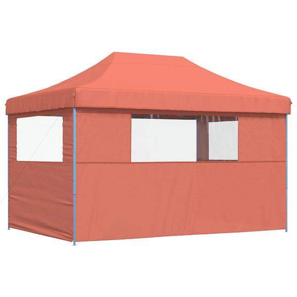 Grote foto vidaxl partytent terracotta 279 x 410 x 315 cm oxford stof tuin en terras overige tuin en terras