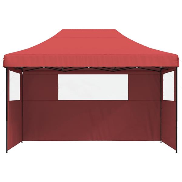 Grote foto vidaxl partytent bordeauxrood 279 x 410 x 315 cm oxford stof tuin en terras overige tuin en terras