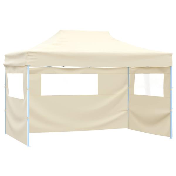 Grote foto vidaxl partytent cr me 280 x 410 x 315 cm oxford stof tuin en terras overige tuin en terras