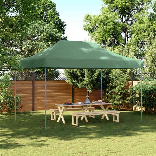 Grote foto vidaxl partytent groen 279 x 410 x 315 cm oxford stof tuin en terras overige tuin en terras