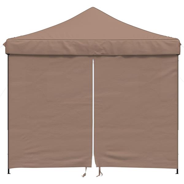 Grote foto vidaxl partytent bruin 292 x 292 x 315 cm oxford stof tuin en terras overige tuin en terras