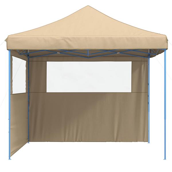 Grote foto vidaxl partytent beige 292 x 292 x 315 cm oxford stof tuin en terras overige tuin en terras