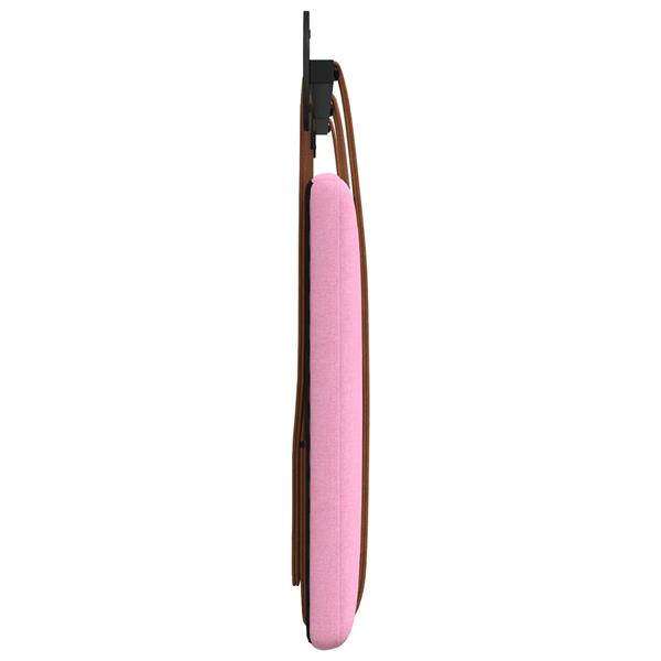 Grote foto vidaxl hangend hoofdeinde effen roze 210 x 55 x 5 cm antiek pu antiek en kunst stoelen en banken