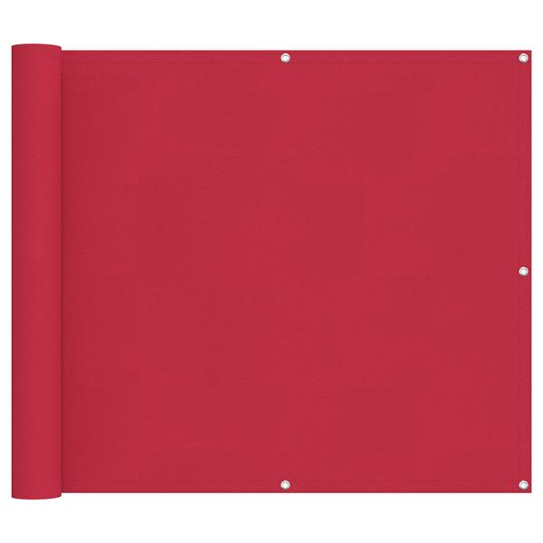 Grote foto vidaxl balkon scherm bordeauxrood 90 x 800 cm pu gecoat oxford alu tuin en terras overige tuin en terras