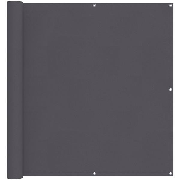 Grote foto vidaxl balkon scherm antraciet 110 x 800 cm oxford stof tuin en terras overige tuin en terras